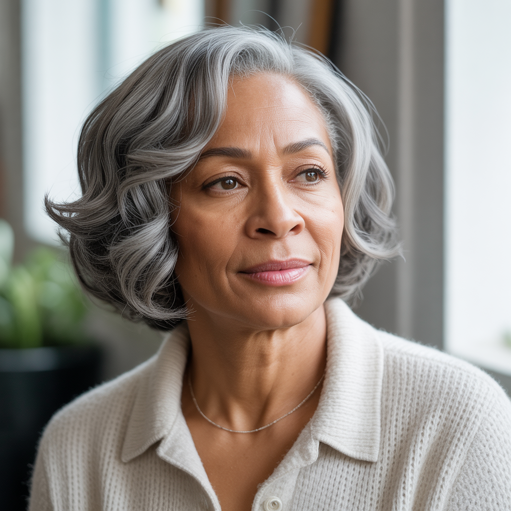 Stylish Bob Hairstyles for Older Black Women