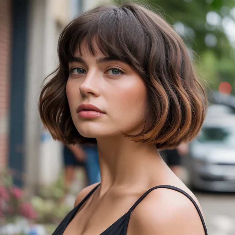 Stylish Bob Hairstyles with Bangs That Flatter Any Face