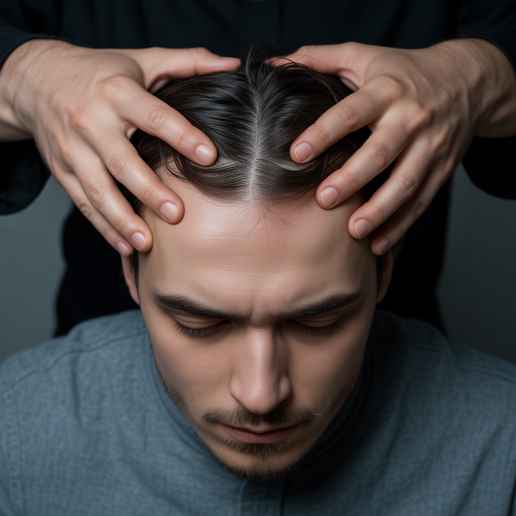 Scalp Massaging For Circulation