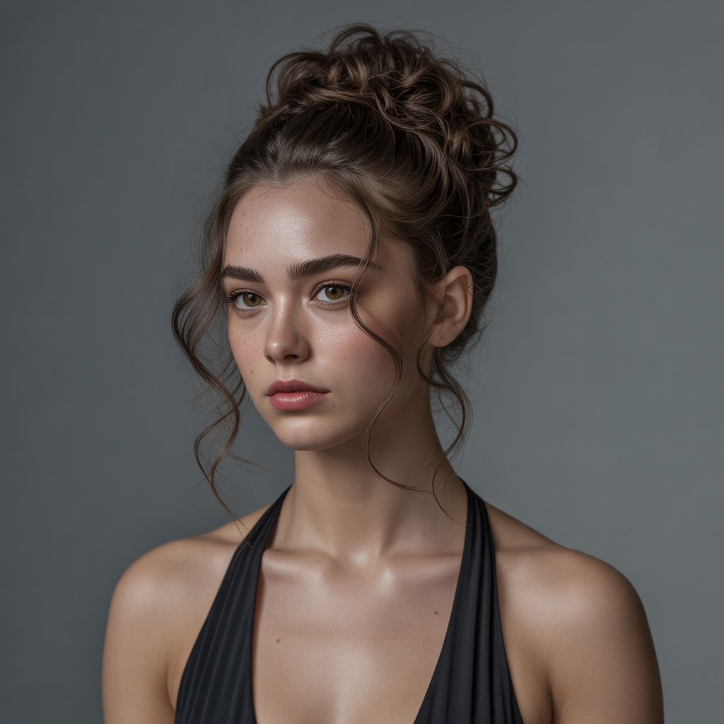 Crown Braid with Cascading Curls