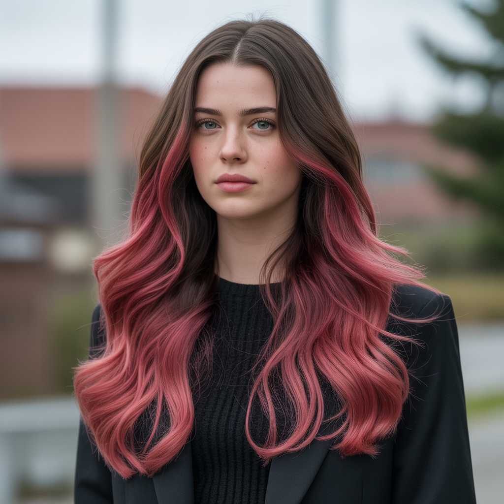 Ombre Pink Highlights 