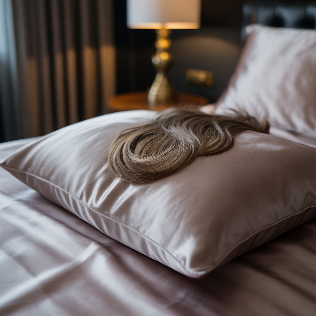 Use a Silk or Satin Pillowcase