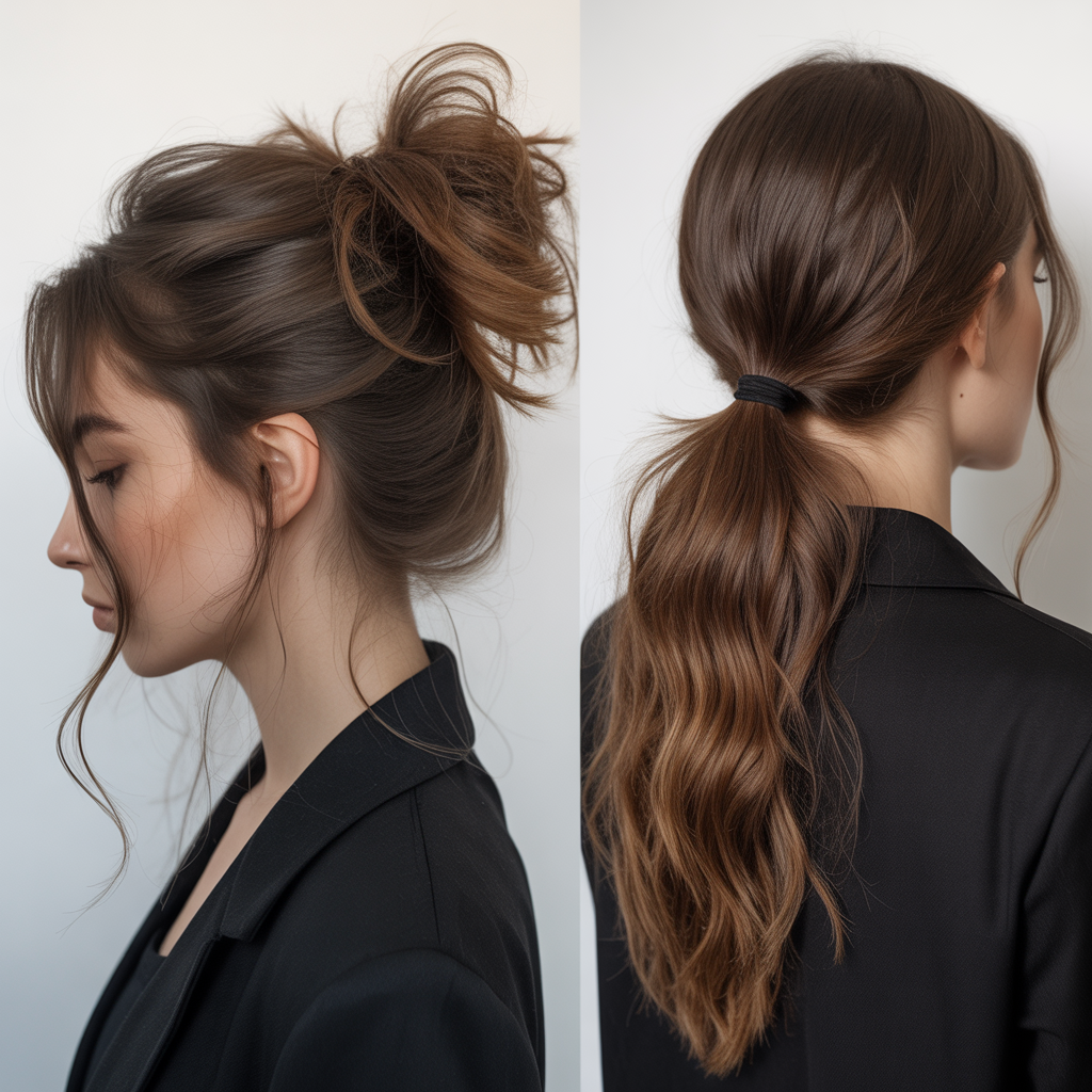 Tying Loose Hairstyles
