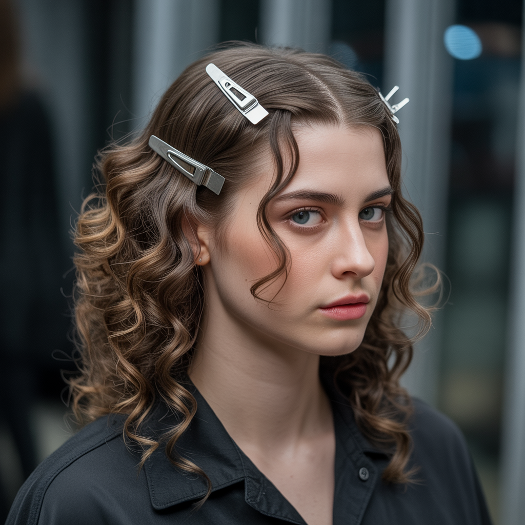 Set Curls With Clips