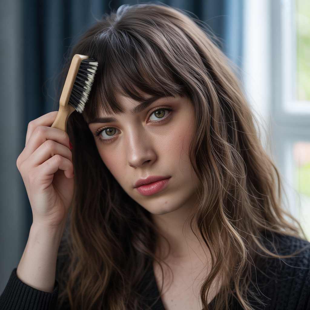 Choosing a Brush for Styling Bangs