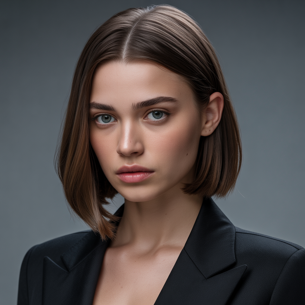 Classic chin-length bob