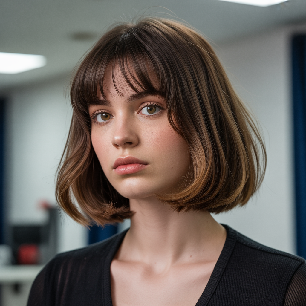 Bob with choppy layers