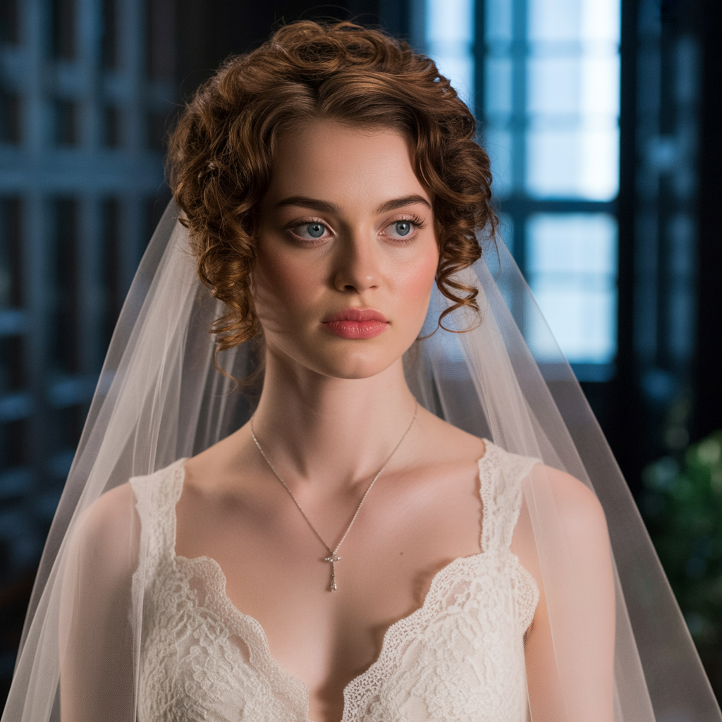 Waterfall Curls with Side Sweep