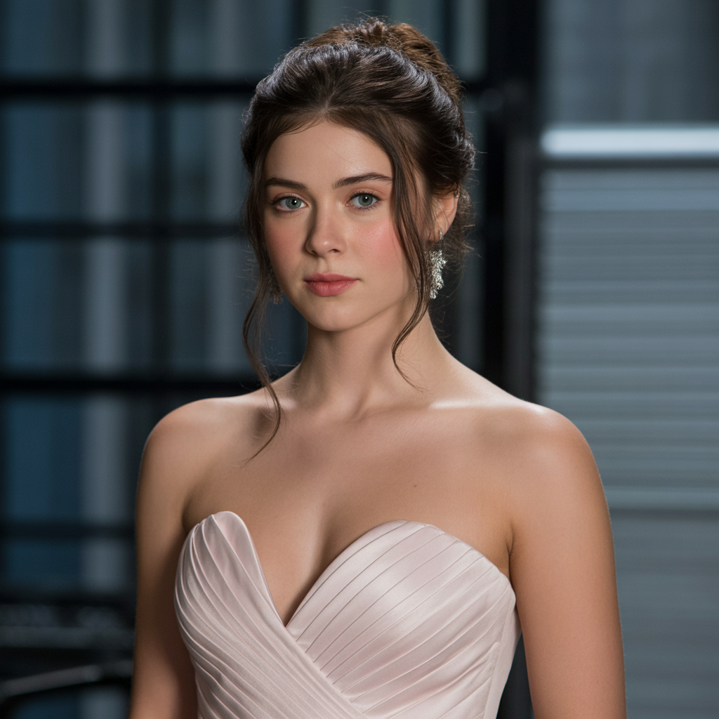 Bun With Face Framing Strands