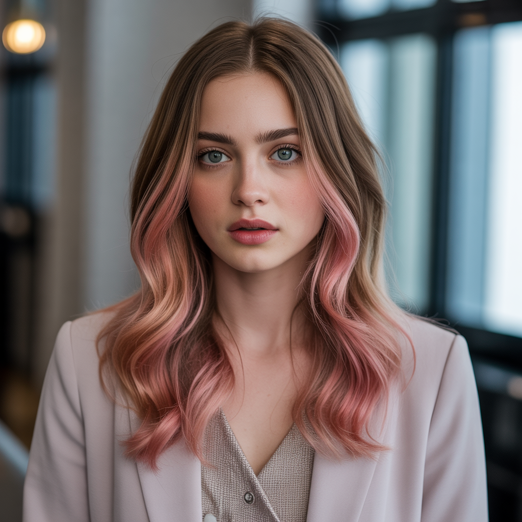 Pink Highlights  for Work