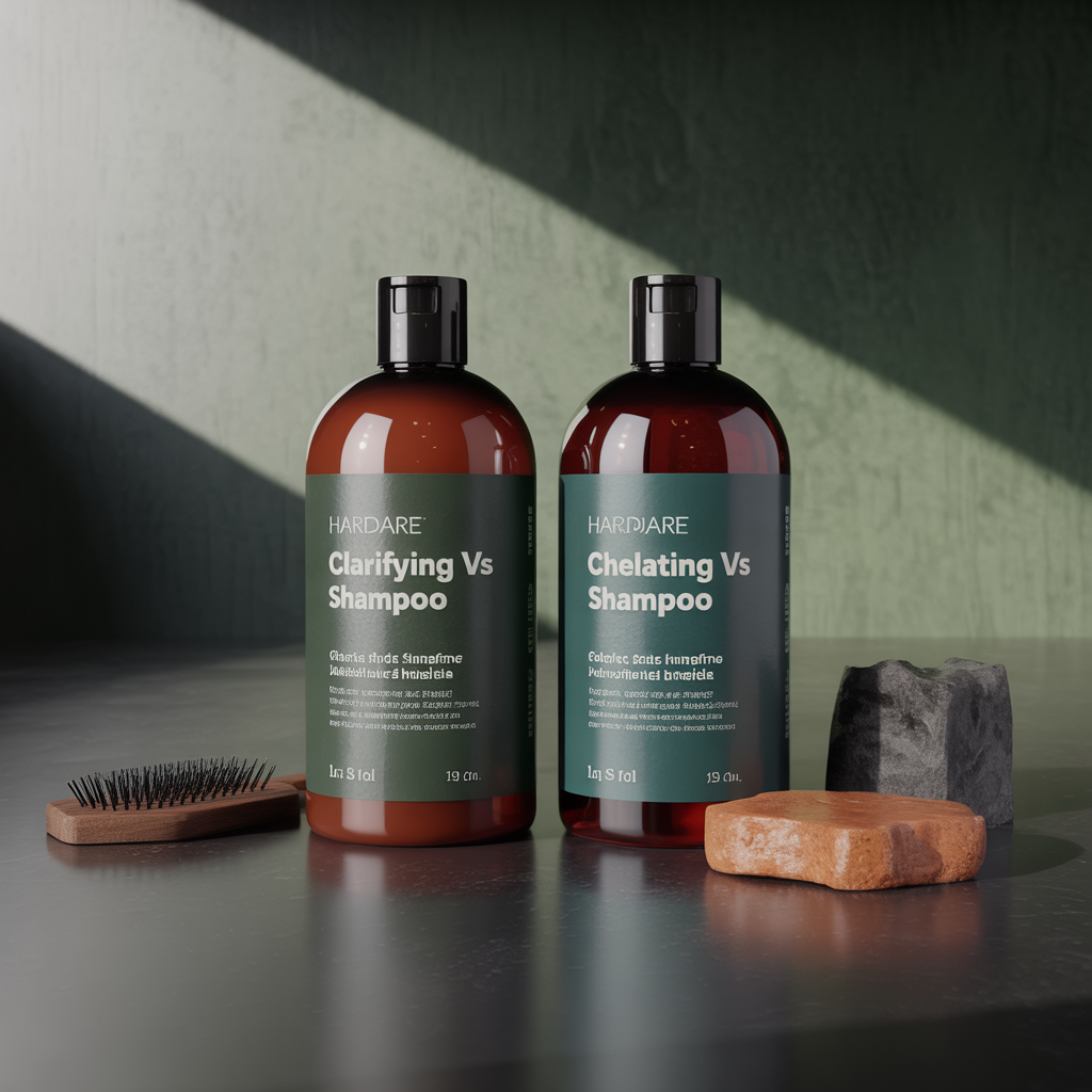 Differences between clarifying and chelating shampoos