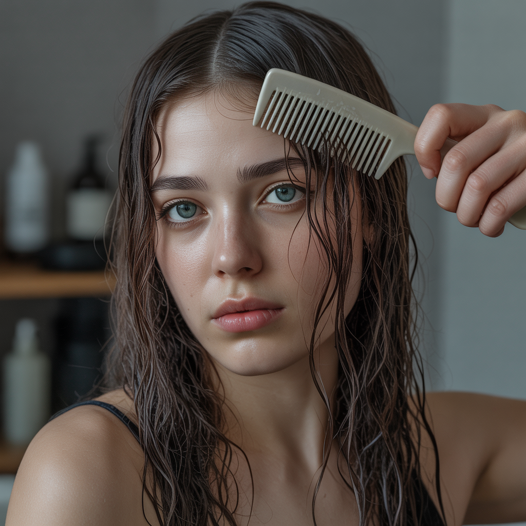 Gentle detangling after detox