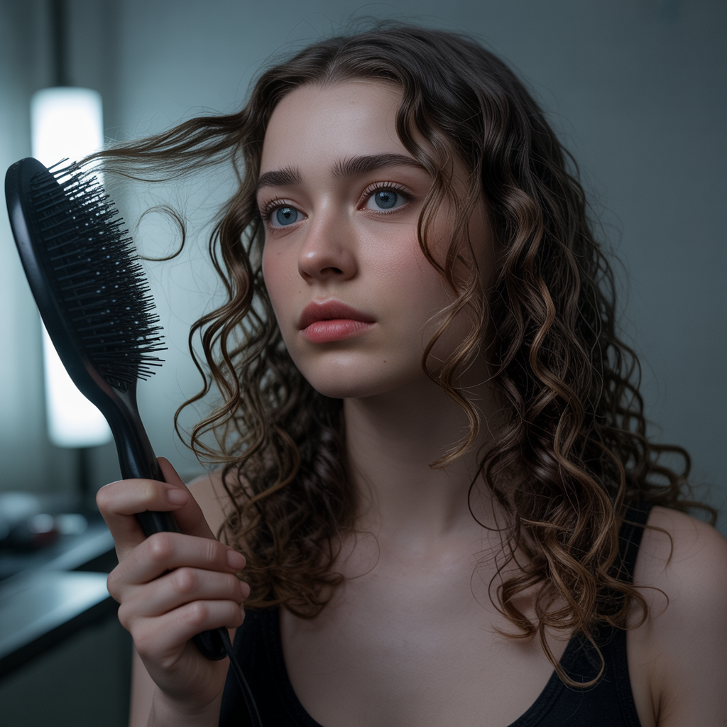 Don’t Brush Curls Immediately