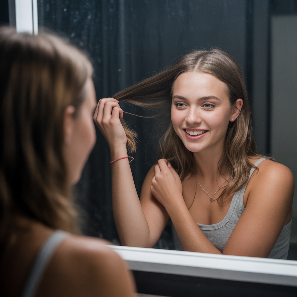 Flipping The Hair Part