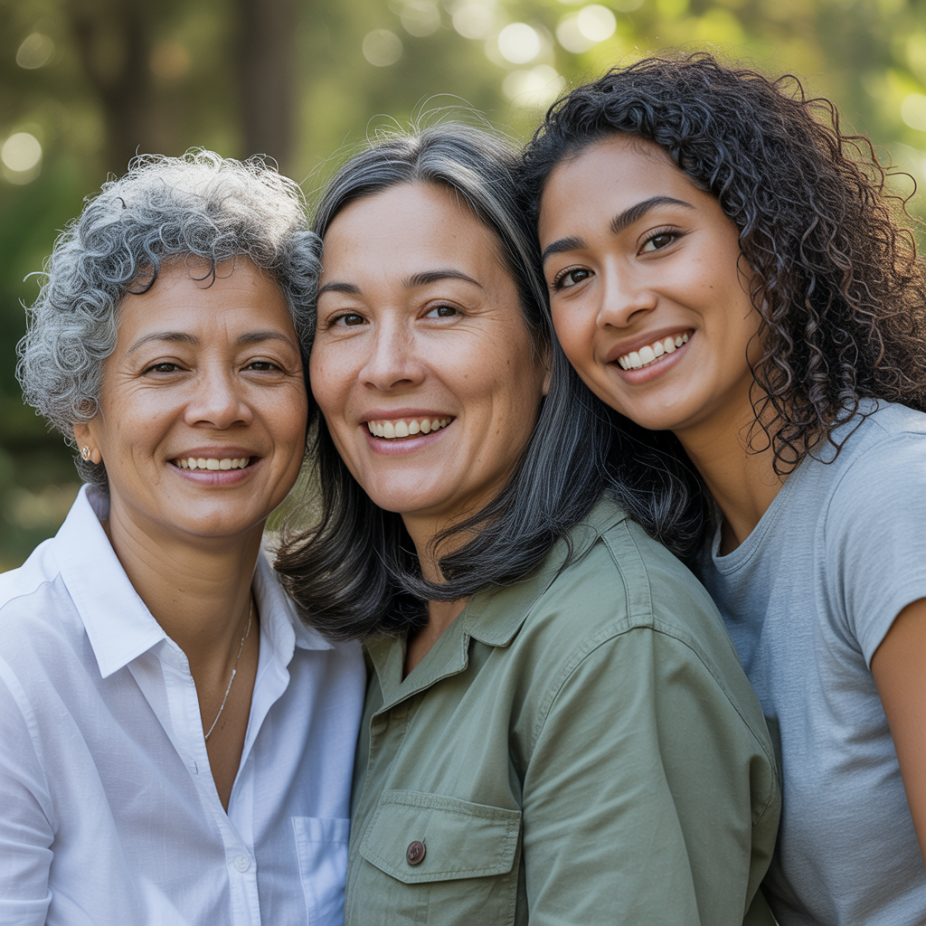 Family Legacy in Gray Strands