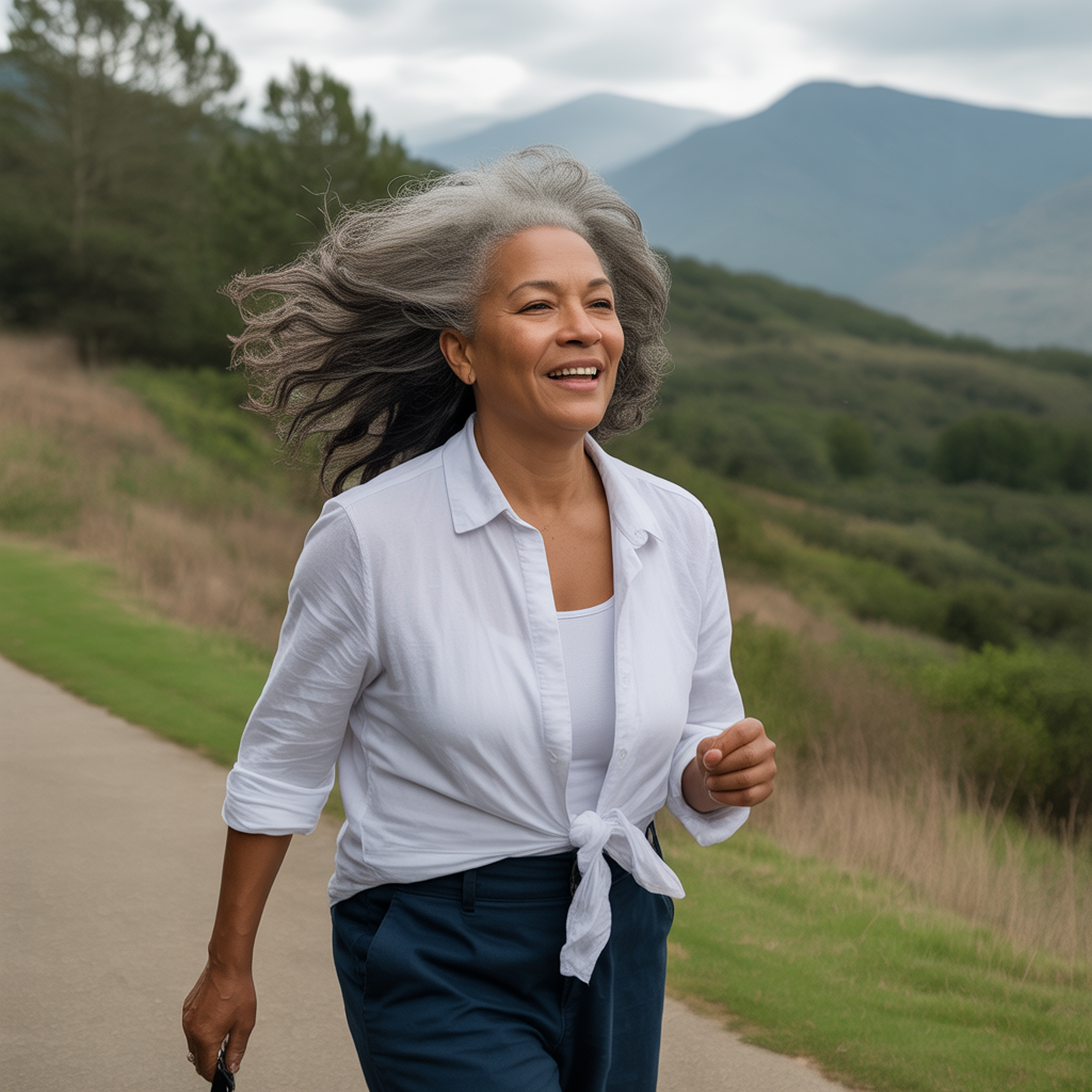 Gray Hair as a Symbol of Freedom