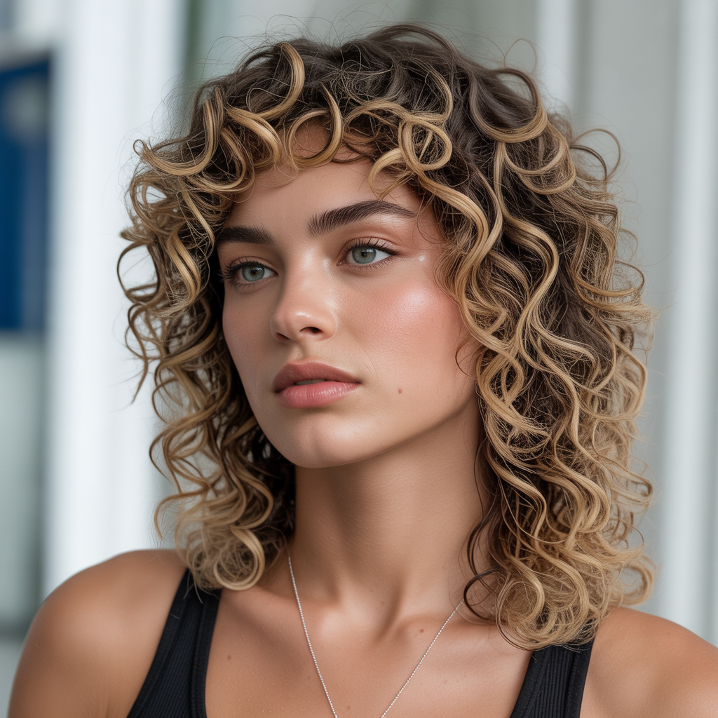 Bold brown to blonde 