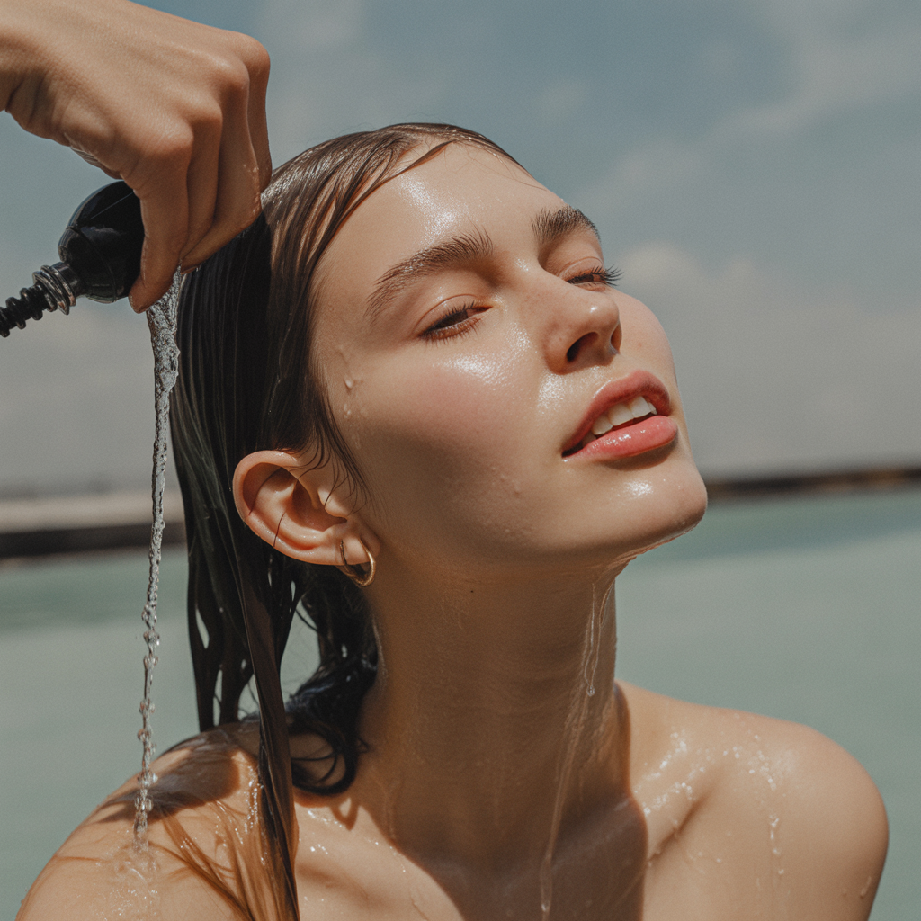 Rinse with Cool Water