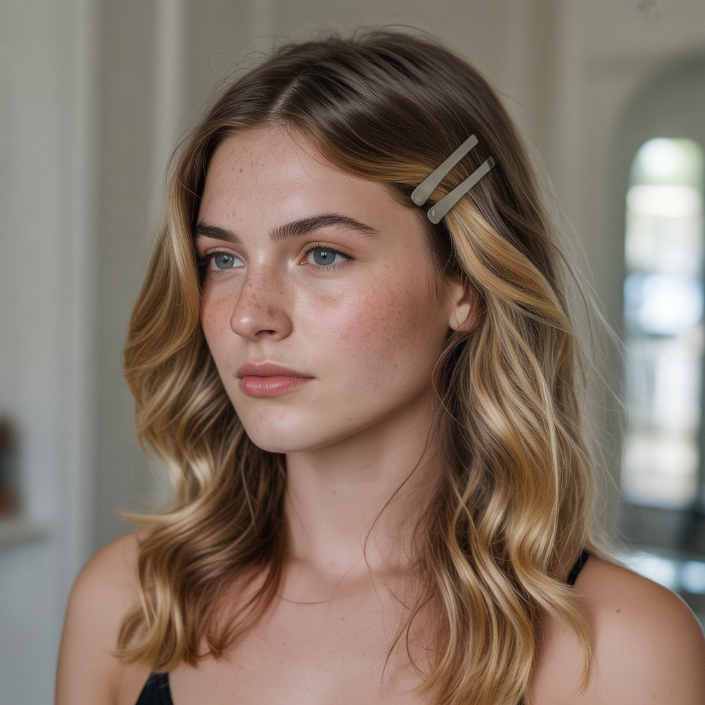 Secure with Hair Pins