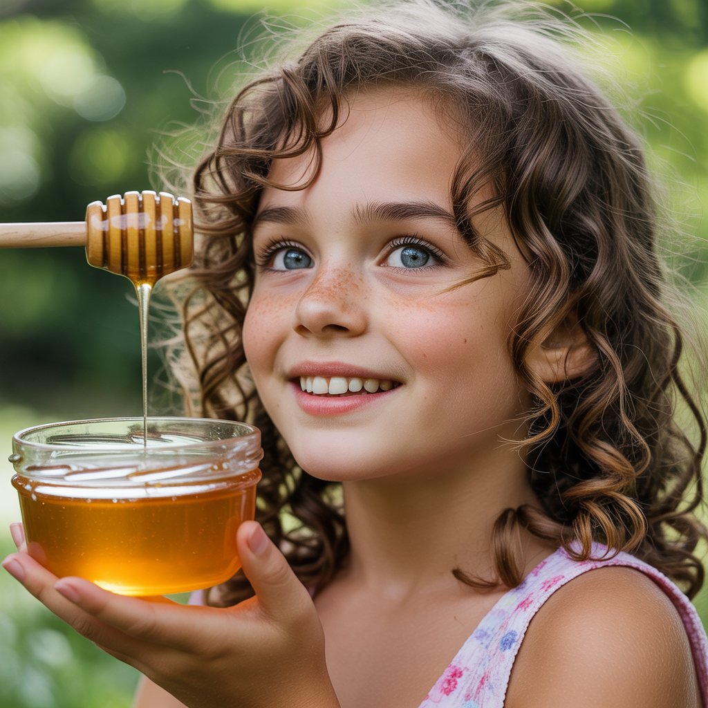 Honey as a natural humectant