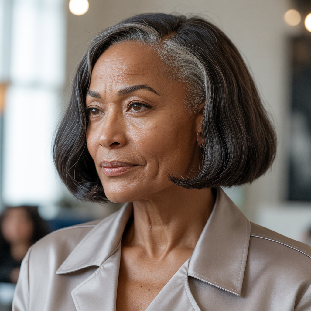 Classic straight bob