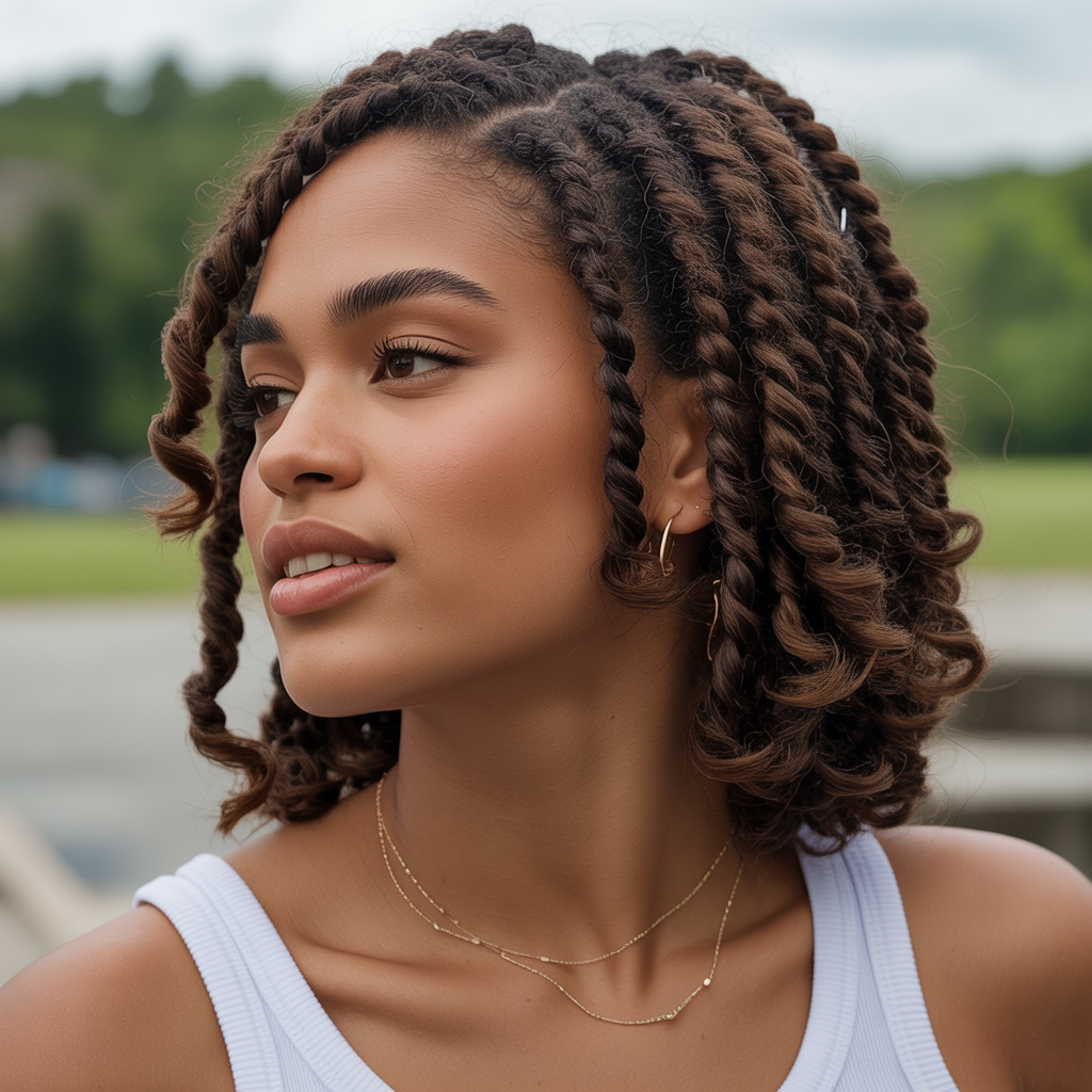 Using protective hairstyles