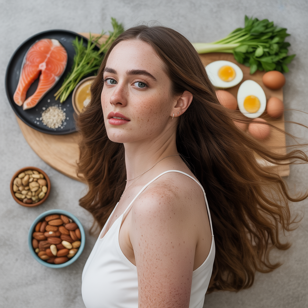 Balanced nutrition for hair strength