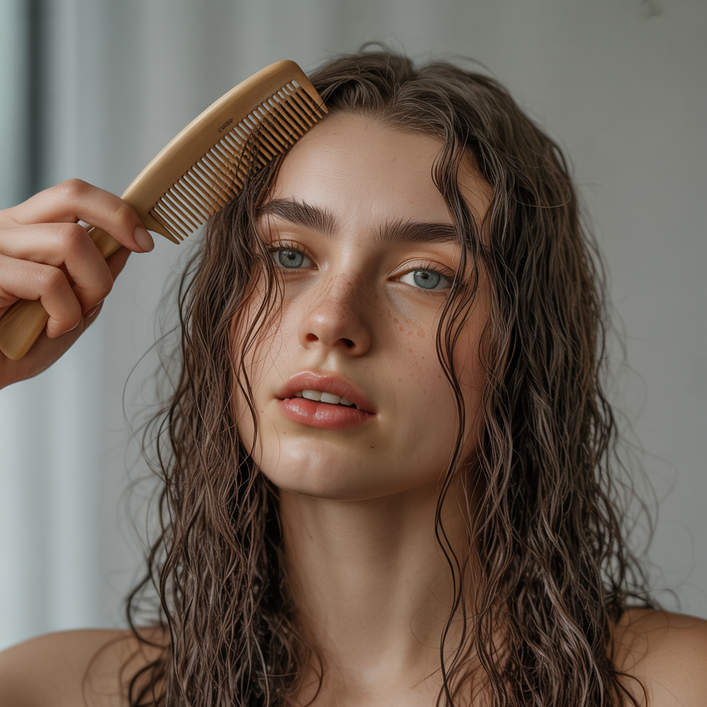 Gentle detangling habits