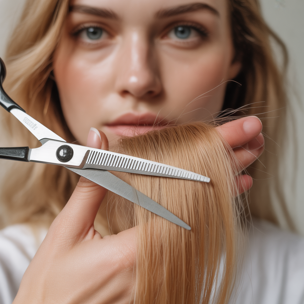 Trimming split ends consistently