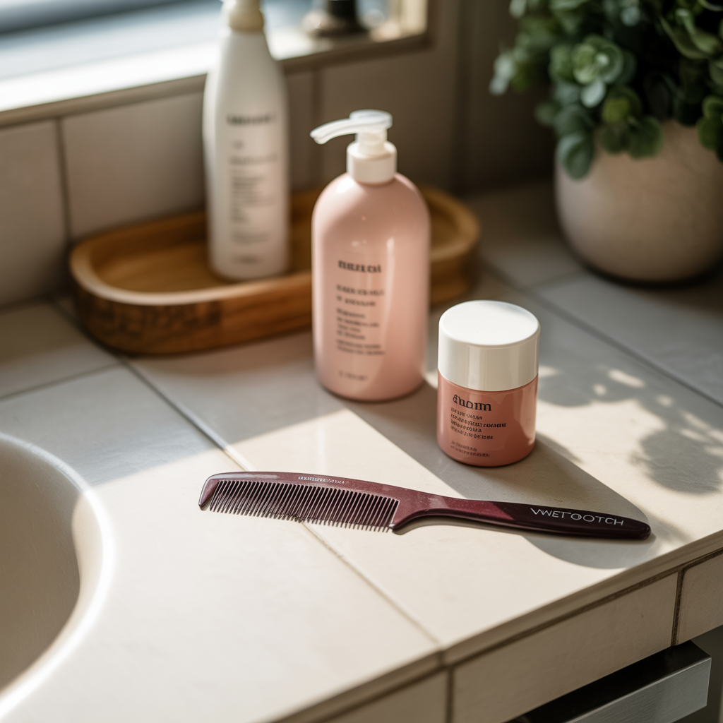 Using wide-tooth combs only