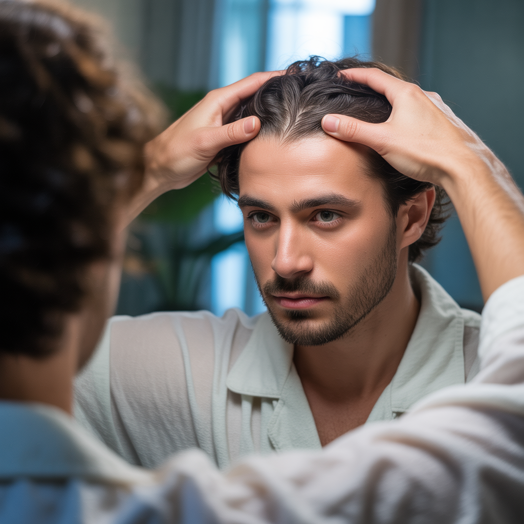 Gentle scalp massages