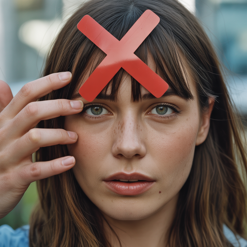 Avoid Touching Bangs Constantly