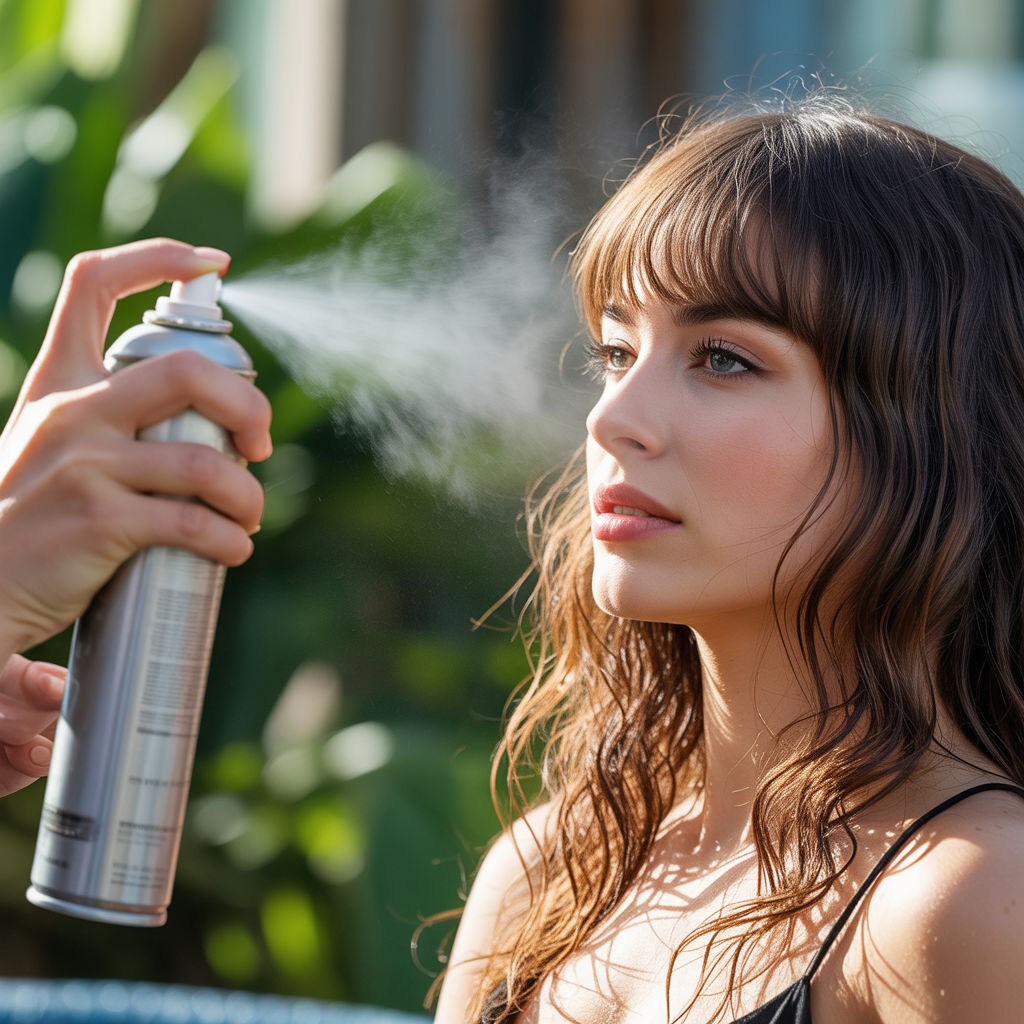 Use Lightweight Hairspray for Extra Hold