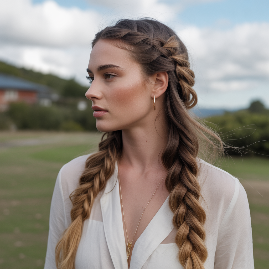 Side part with glossy finish