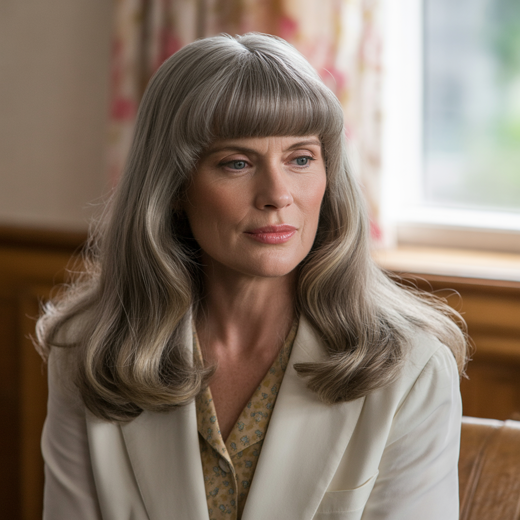 Textured fringe with natural length