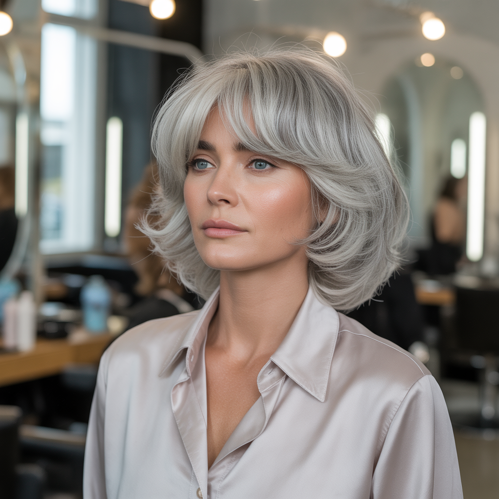 Textured Lob with Balayage