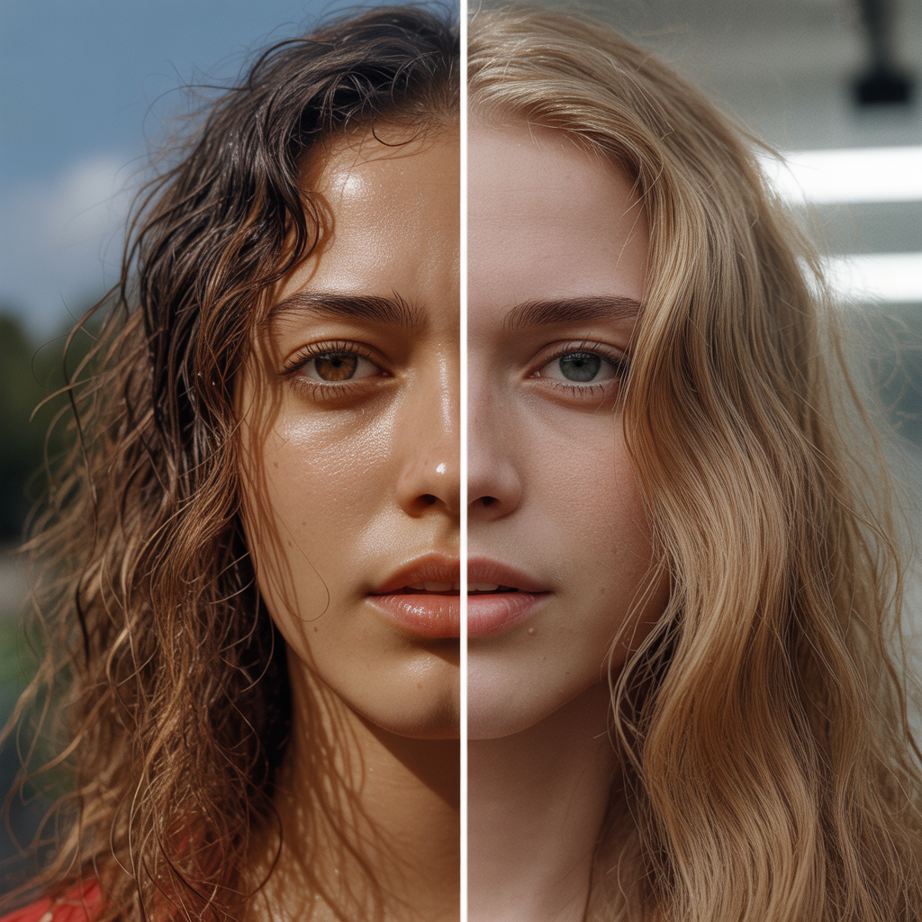 Widening Hair Part Line