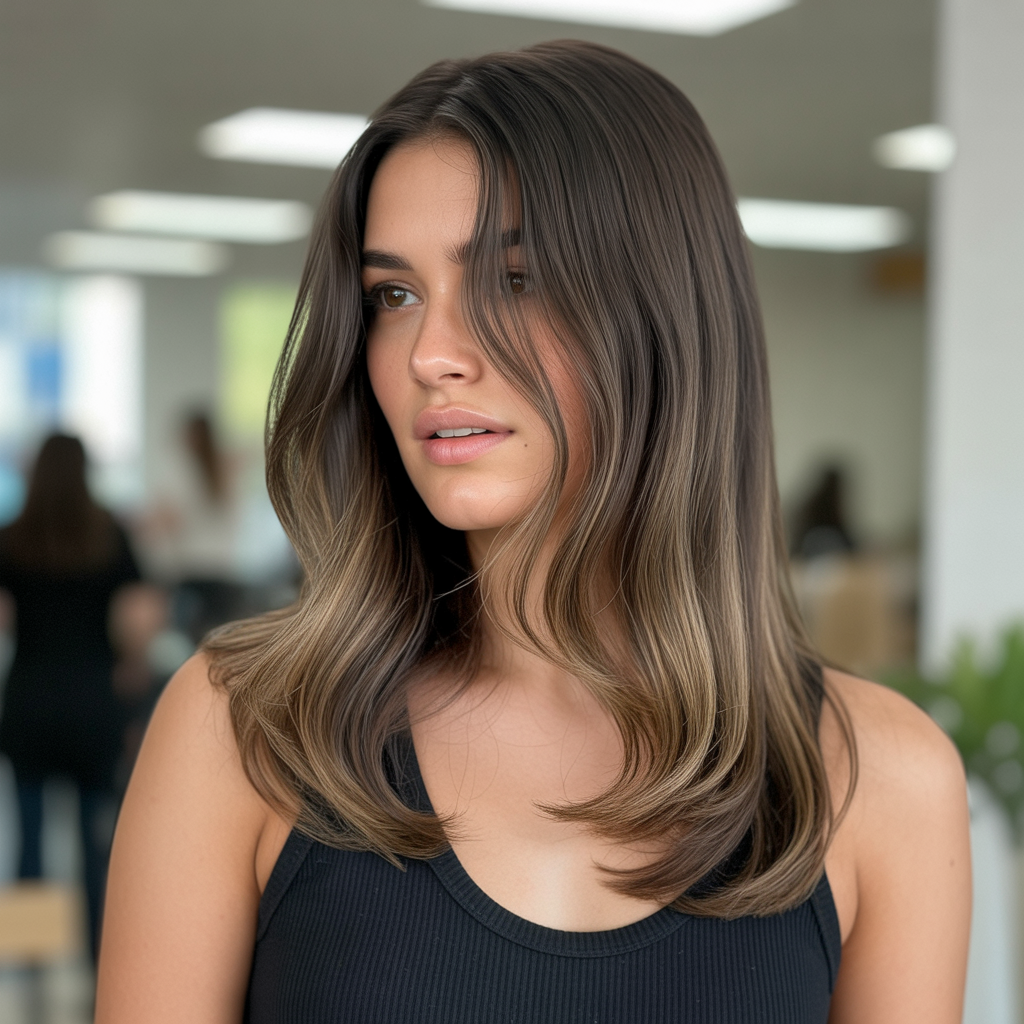 Subtle face-framing highlights