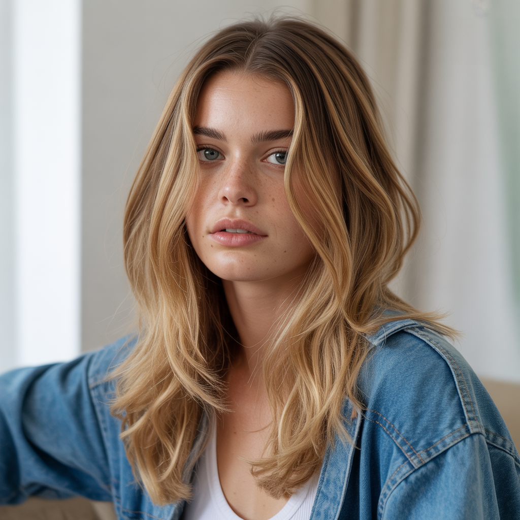 Layered Straight Hair