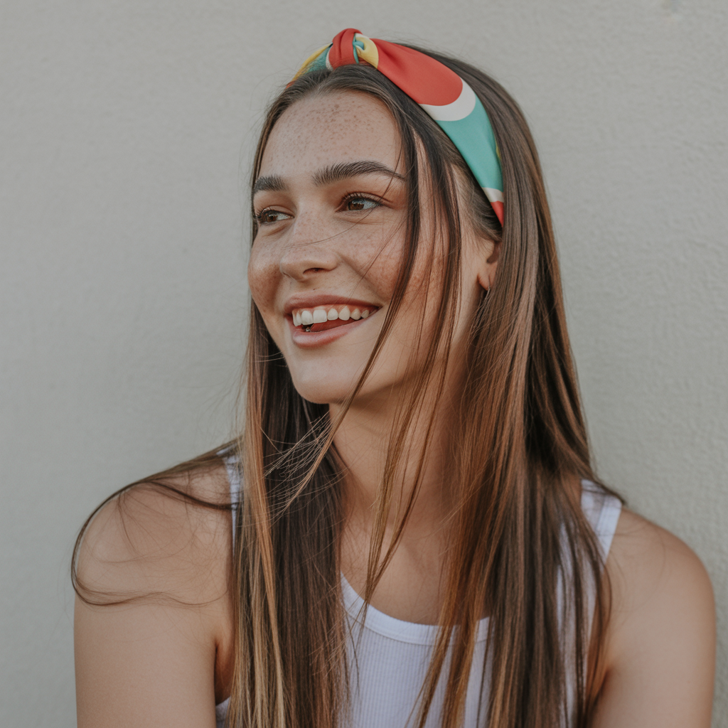 Straight Hair With Headband