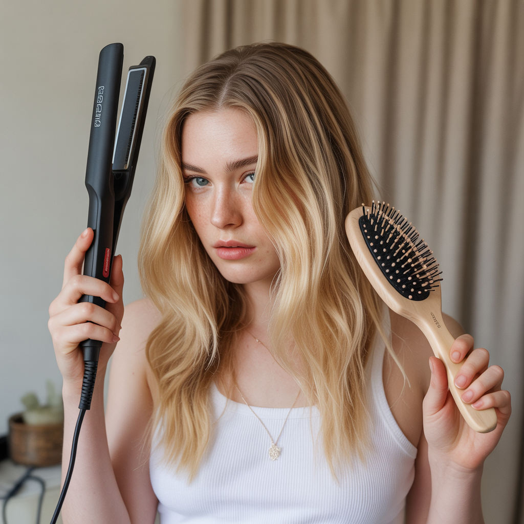 Avoid Heat Styling For A While