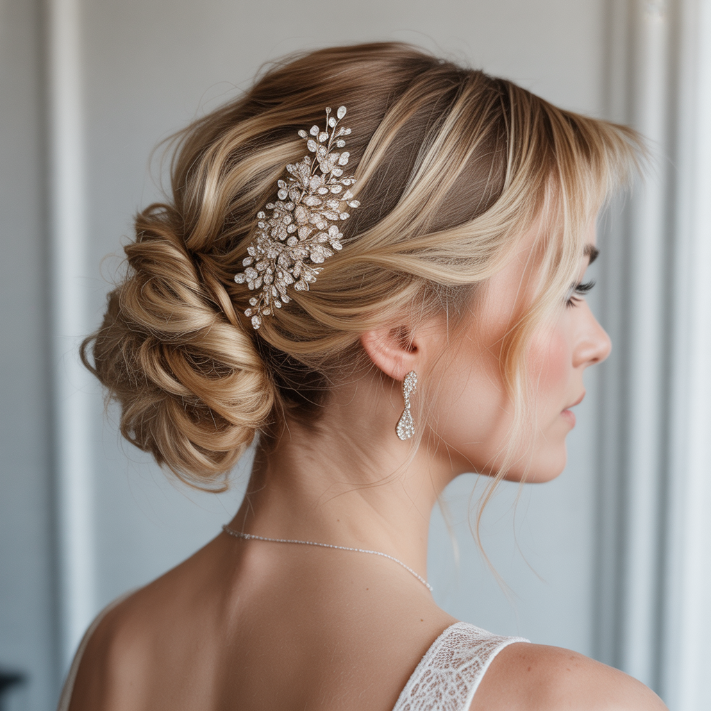 20 Stunning Bridal Shower Hairstyles the Bride Must Try 19 Long waves with headband
