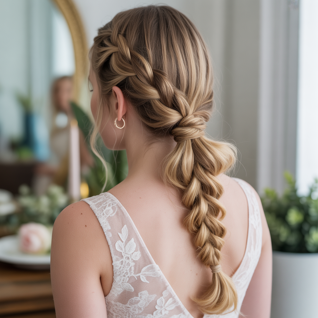 20 Stunning Bridal Shower Hairstyles the Bride Must Try 21 Polished low knot