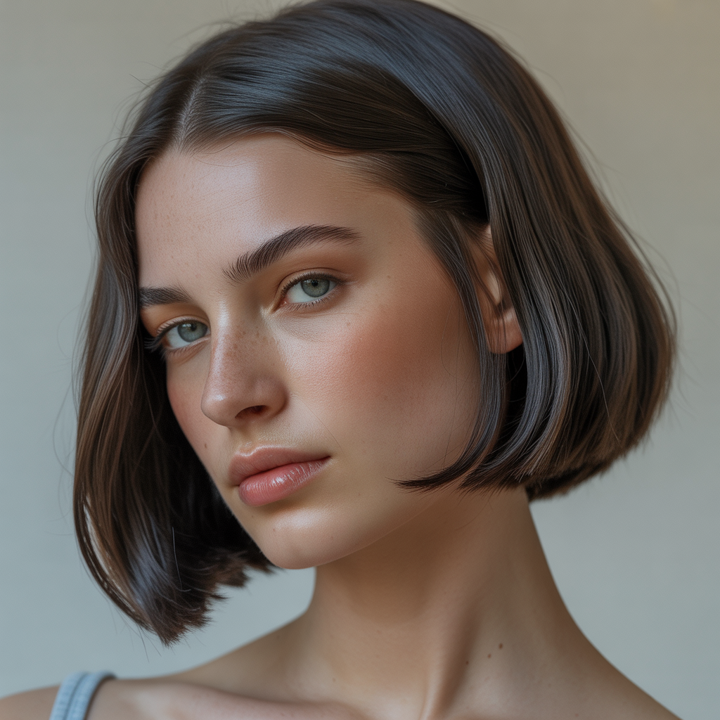 Blunt Cut Bob for a Bold Look
