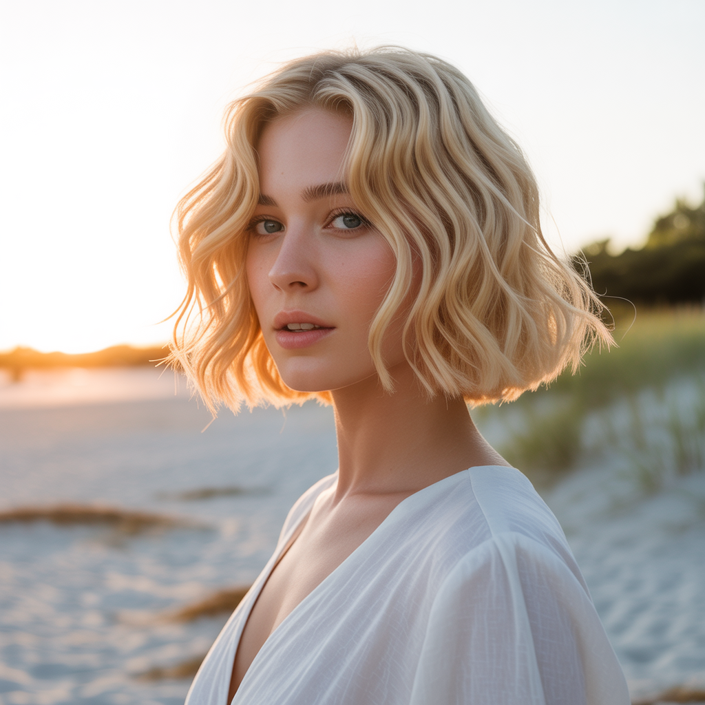 Wavy Bob for Soft Movement