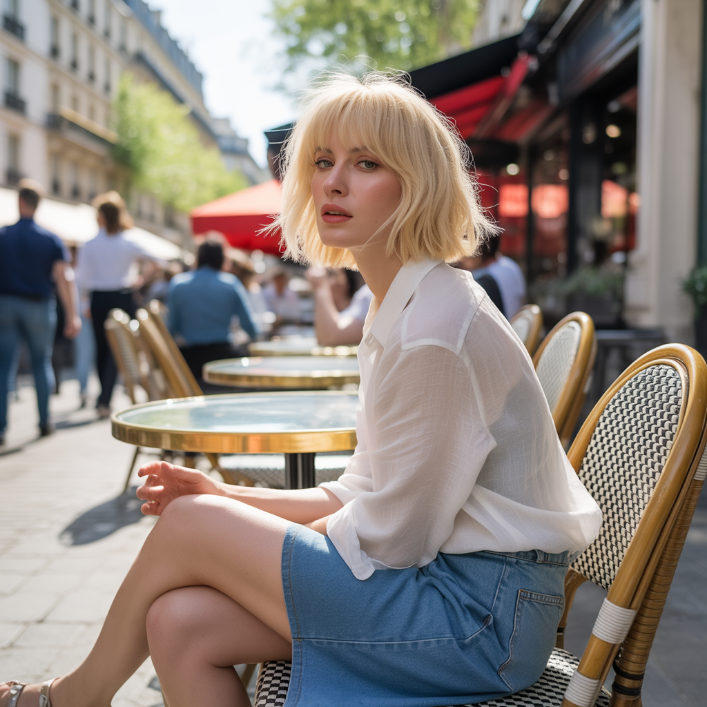 Choppy Bob for Effortless Texture