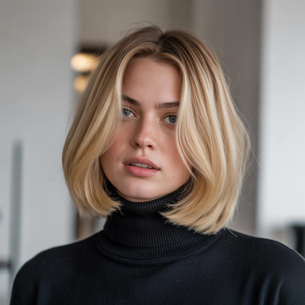 Blunt Cut with Subtle Layers