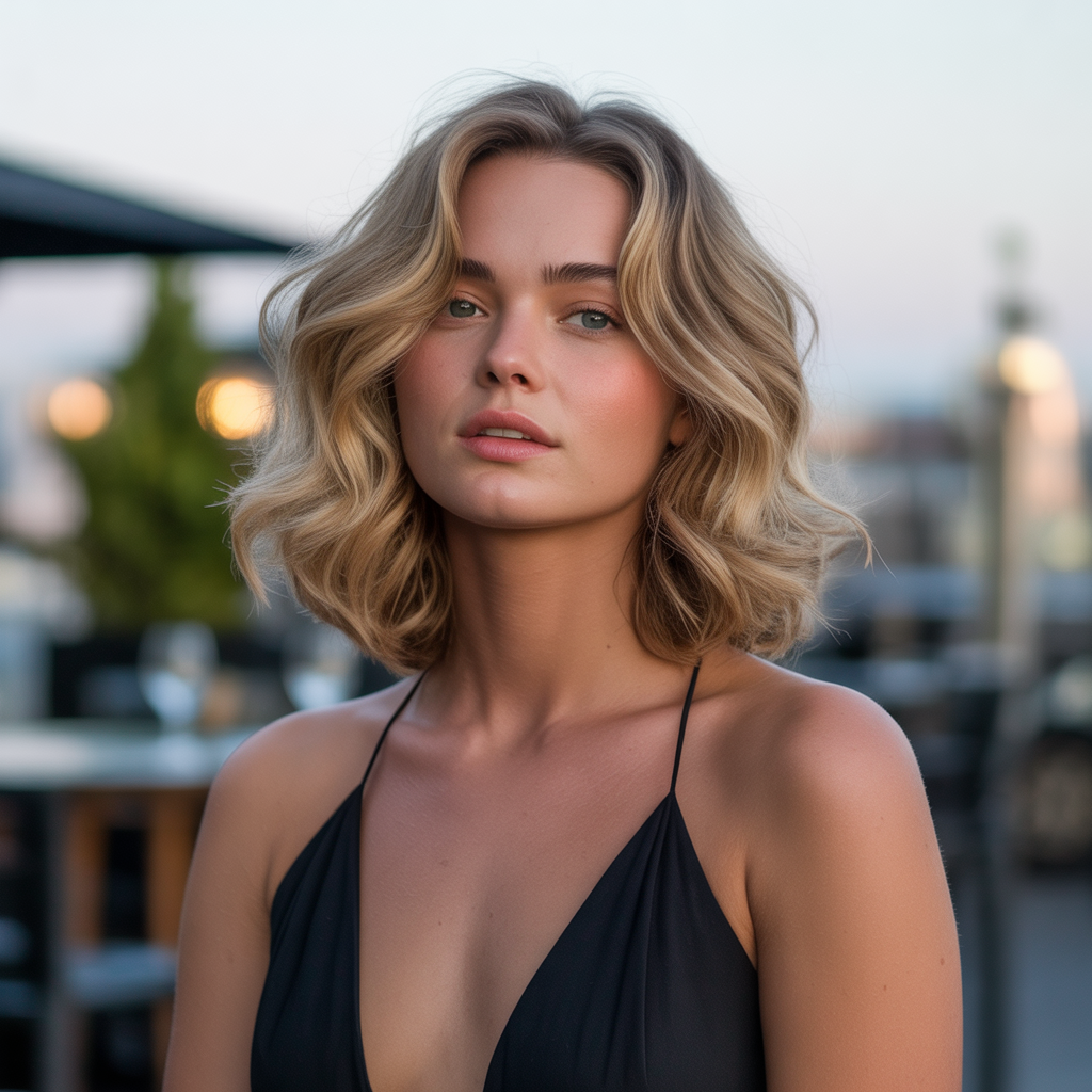 Wavy Lob for Soft Volume