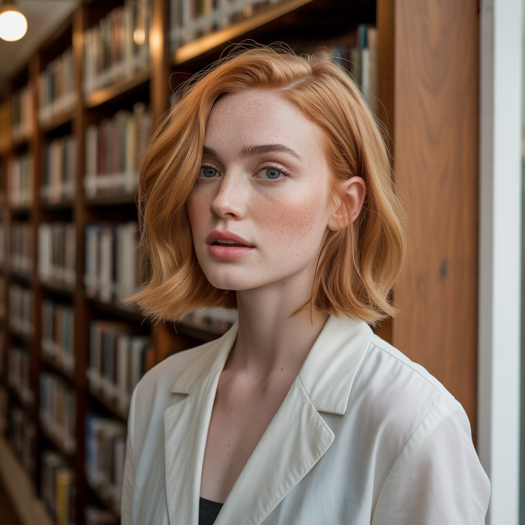 Textured Lob with Side-Swept Layers