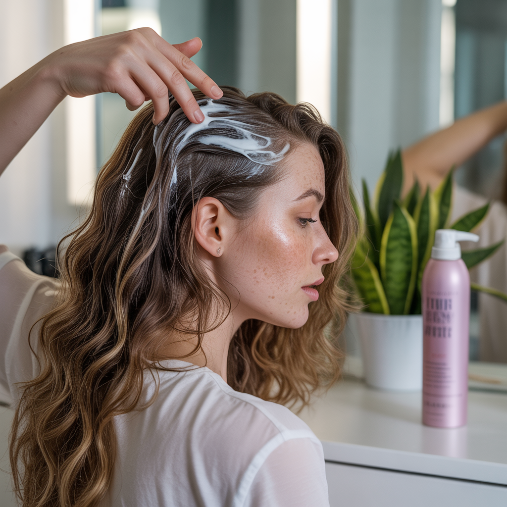 Apply Lightweight Volumizing Products